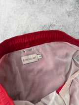 Moncler red swim shorts