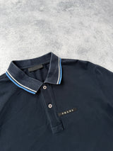 Prada navy polo shirt