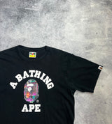 Bape city camo college logo tee