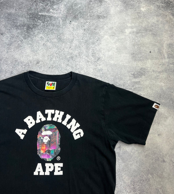 Bape city camo college logo tee