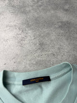 Louis Vuitton baby blue gradient tee