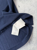 Moncler navy double badge polo shirt