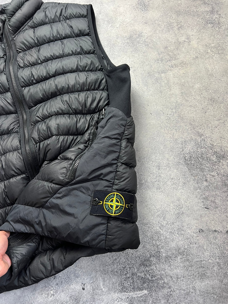 Stone island 2017 black micro yarn down gilet