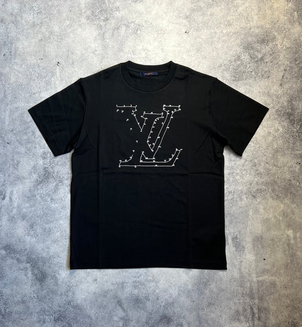 Louis Vuitton black connect the dots tee
