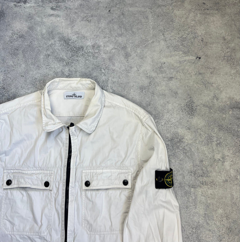 Stone island 2014 cream overshirt