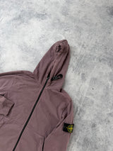Stone island AW20 purple zip hoodie