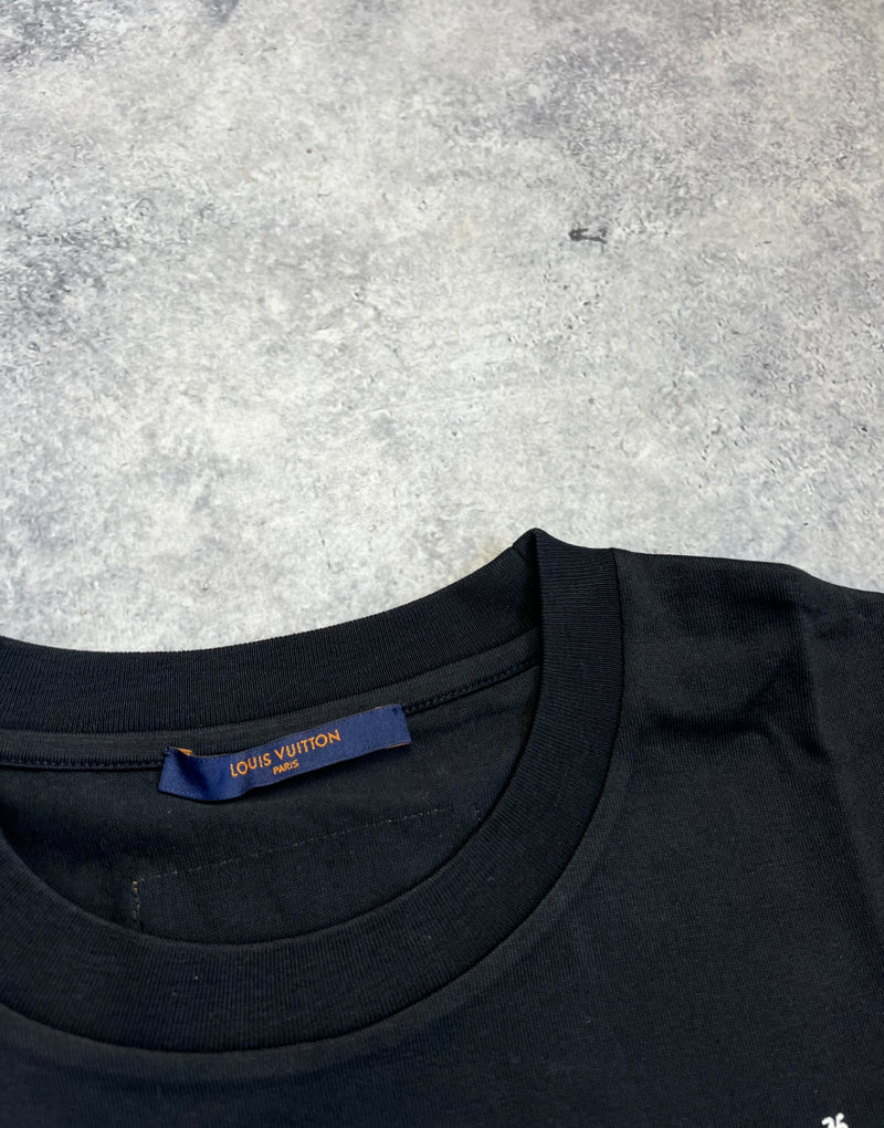 Louis Vuitton black connect the dots tee