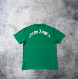 Palm angels green crocodile tee