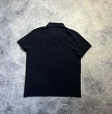 Moncler navy large logo polo shirt