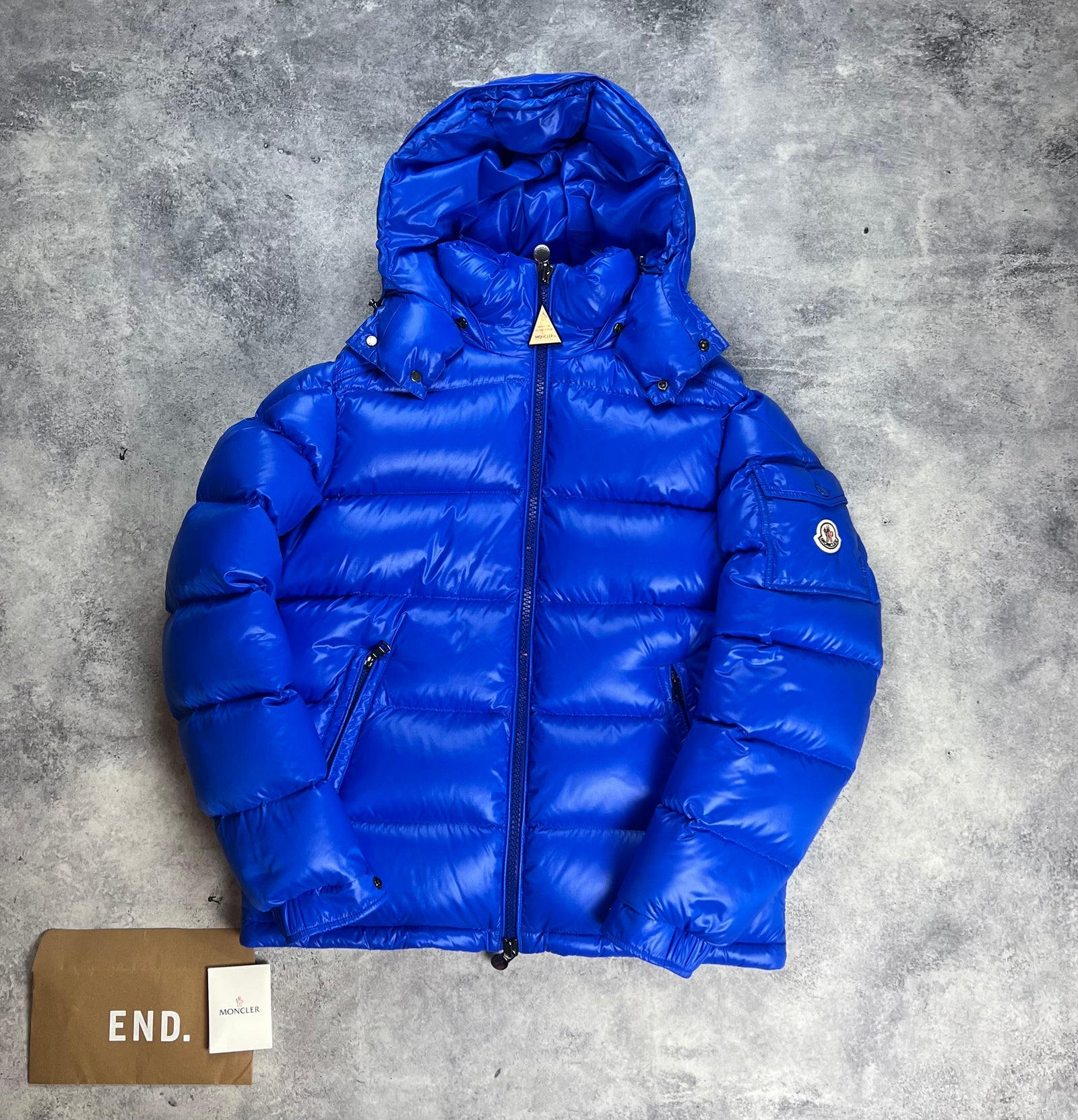 Moncler blue maya giubbotto jacket – MrBreckz Limited Moncler blue maya giubbotto jacket – MrBreckz Limited