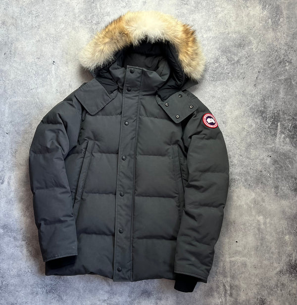 Canada goose grey graphite Wyndham parka