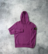 Stone island 2021 purple hoodie