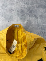 Stone island SS22 yellow cargo shorts