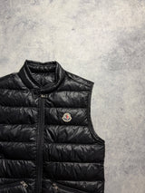 Moncler black GUI gilet