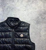 Moncler black GUI gilet