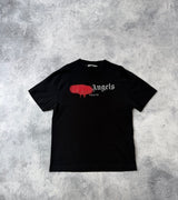 Palm angels black Tokyo spray tee