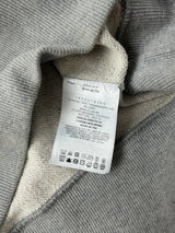 Moncler grey oversized logo jumper