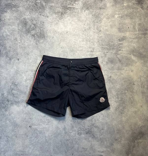 Moncler navy swim shorts