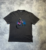 Palm angels garment dyed air print tee