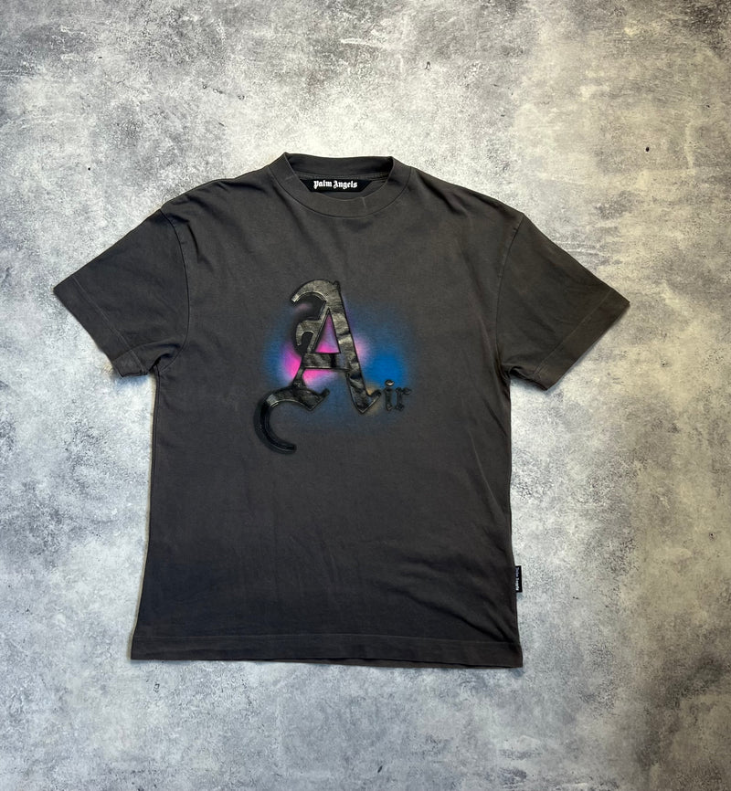 Palm angels garment dyed air print tee