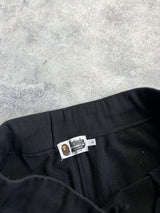 Bape black shark cotton shorts