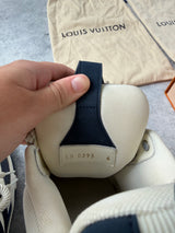 Louis Vuitton marine blue skate trainers