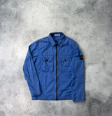 Stone island 2021 blue overshirt