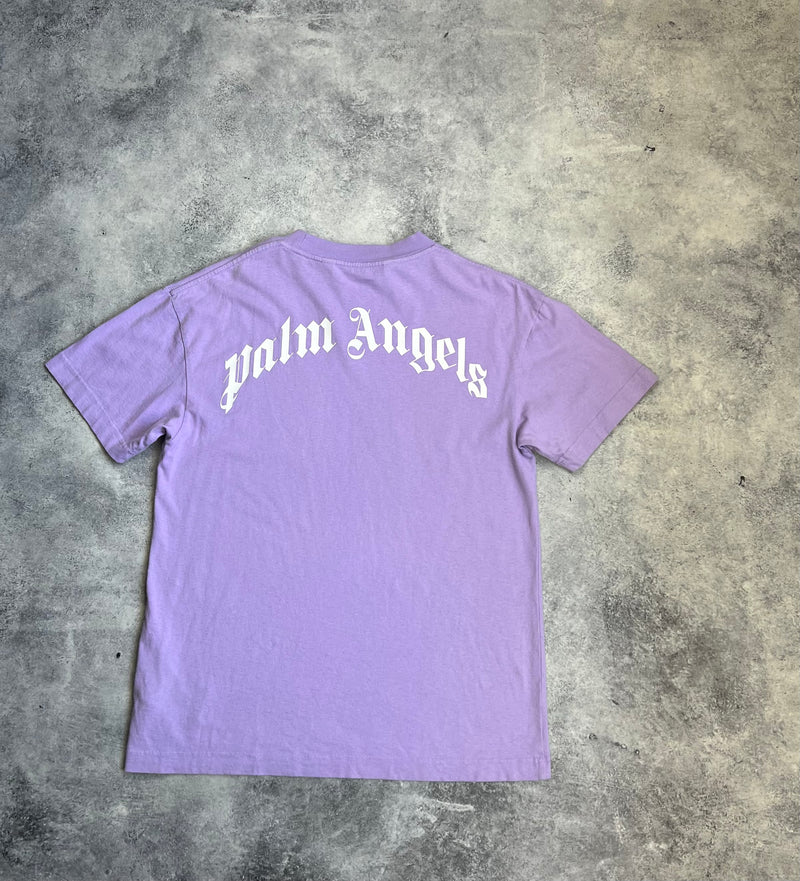 Palm angels lilac bear tee
