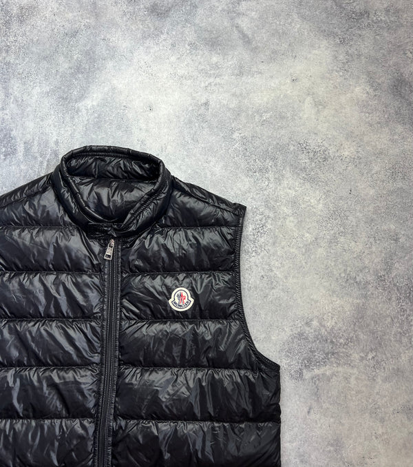 Moncler black GUI gilet