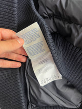 Moncler navy tricot cardigan jacket