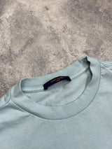Louis Vuitton baby blue gradient tee