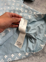 Louis Vuitton baby blue gradient tee