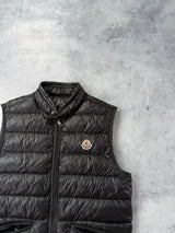 Moncler black GUI gilet