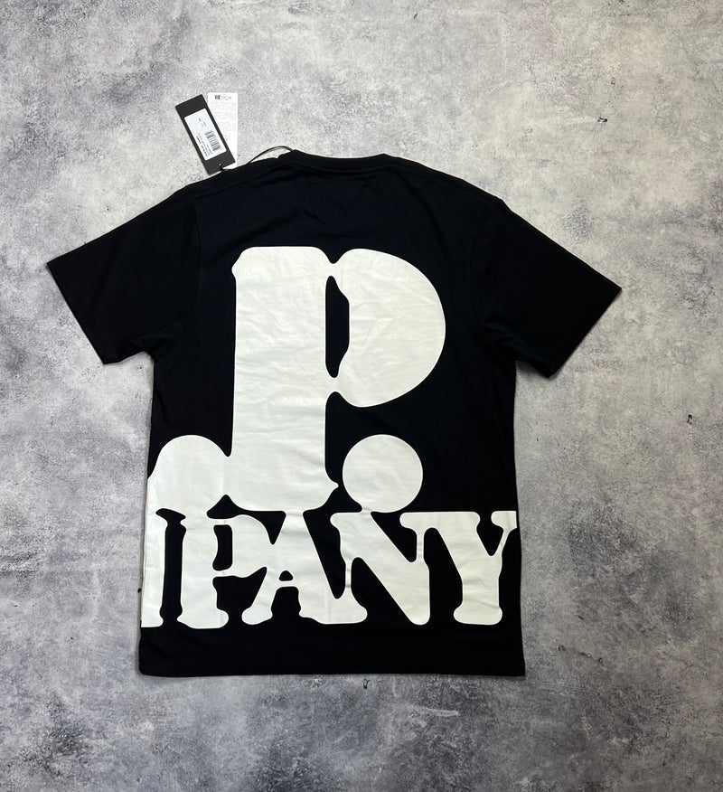 CP company 30/1 relax logo black tee