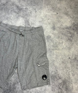 CP company grey cotton shorts