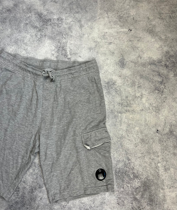 CP company grey cotton shorts