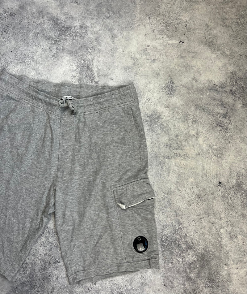 CP company grey cotton shorts