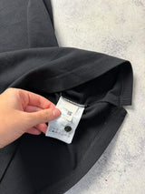 Moncler black arm logo polo shirt