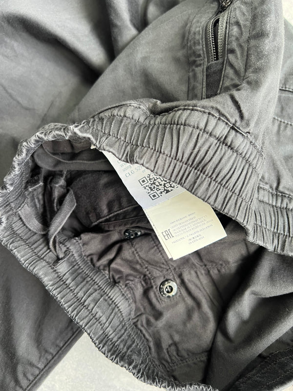 Stone island 2021 black ghost cargo trousers