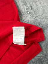 Moncler red polo shirt