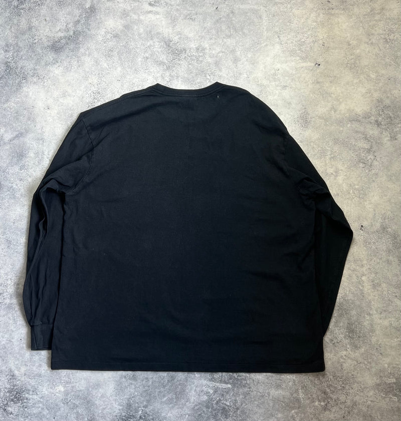 Bape black L/S shark tee