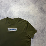 Moncler khaki box logo tee