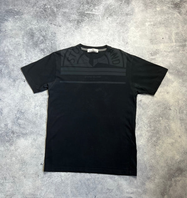 Stone island 2022 black graphic tee