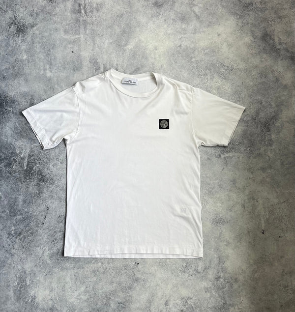 Stone island white tee
