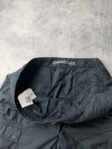 Stone island charcoal grey cargo shorts