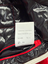 Moncler red denain gilet
