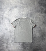 Moncler grey arm logo tee
