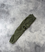 Stone island SS20 khaki green cargo trousers