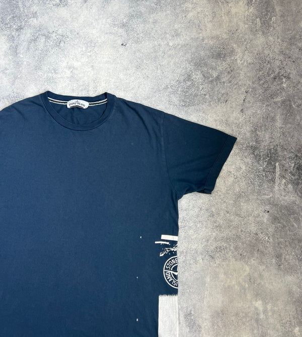 Stone island 2020 navy blue graphic tee