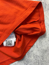 CP company orange triple diamond logo tee